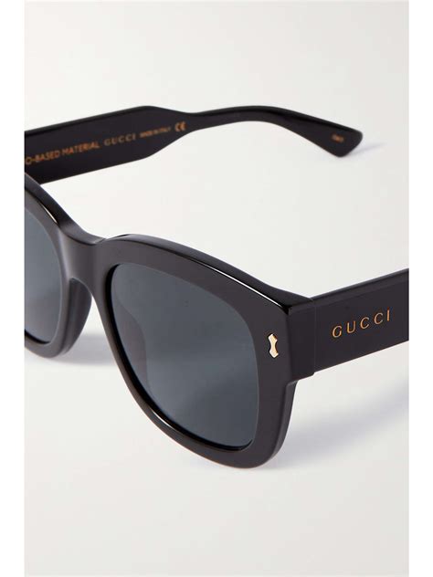 gucci d-frame acetate sunglasses|Gucci sunglasses with rhinestones.